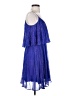 Halston Heritage Blue Cocktail Dress Size 0 - photo 4
