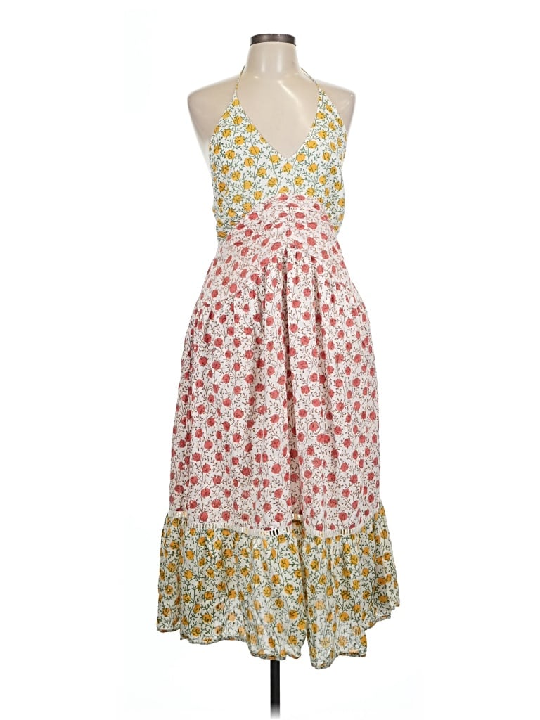 Pre-owned Ash & Eden Casual Dress In Yellow