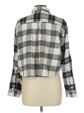 American Eagle Outfitters Long Sleeve Button-Down Shirt (view 2)