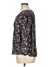 Old Navy 100% Rayon Floral Blue 3/4 Sleeve Blouse Size XL - photo 5