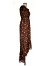Mi ami 100% Polyester Paisley Brown Casual Dress Size S - photo 4