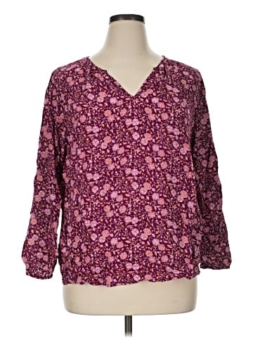 Old Navy 3/4 Sleeve Blouse (view 1)
