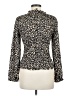 Jules & Leopold Animal Print Ivory Long Sleeve Blouse Size M - photo 2
