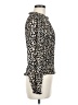 Jules & Leopold Animal Print Ivory Long Sleeve Blouse Size M - photo 4