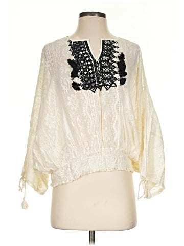 Vineet Bahl 3/4 Sleeve Blouse (view 1)