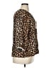 Vivilli Animal Print Brown 3/4 Sleeve Blouse Size XL - photo 4