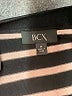 BCX Stripes Black Short Sleeve Turtleneck Size M - photo 7