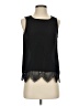 Cupcakes & Cashmere 100% Polyester Black Sleeveless Blouse Size S - photo 1