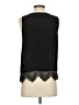 Cupcakes & Cashmere 100% Polyester Black Sleeveless Blouse Size S - photo 2