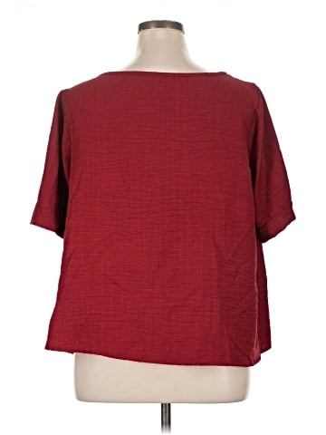 Shein Curve Short Sleeve Blouse (view 2)