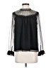 J.Crew 100% Polyester Black Long Sleeve Blouse Size XS - photo 1