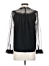 J.Crew 100% Polyester Black Long Sleeve Blouse Size XS - photo 2
