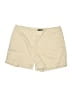 Willi Smith 100% Cotton Solid Tan Khaki Shorts Size 8 - photo 1