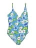 Lands' End Floral Blue One Piece Swimsuit Size 18 - photo 1