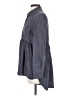 Zara 100% Lyocell Gray Long Sleeve Blouse Size S - photo 5