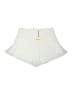 Superdown 100% Polyester Solid White Ivory Shorts Size M - photo 1