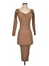 Forever 21 Solid Tan Cocktail Dress Size S - photo 1