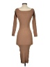 Forever 21 Solid Tan Cocktail Dress Size S - photo 2