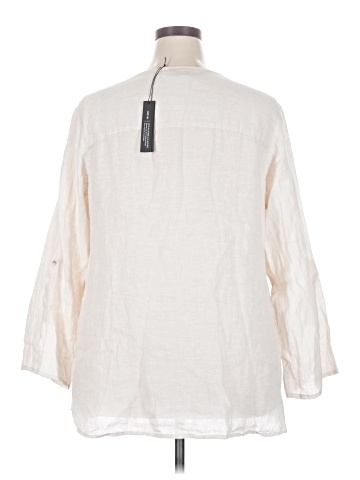 Tahari 3/4 Sleeve Button-Down Shirt (view 2)