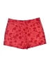 Ann Taylor Floral Red Shorts Size 14 - photo 1