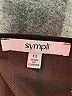 Sympli 100% Polyester Black 3/4 Sleeve Top Size 12 - photo 7