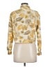 Zara Print Gold Long Sleeve Blouse Size M - photo 2