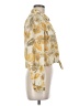 Zara Print Gold Long Sleeve Blouse Size M - photo 4