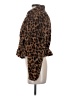 JouJou 100% Polyester Animal Print Brown Faux Fur Jacket Size S - photo 5