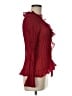 Sunny Leigh 100% Polyester Red Long Sleeve Blouse Size M - photo 4