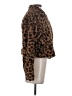 JouJou 100% Polyester Animal Print Brown Faux Fur Jacket Size S - photo 4
