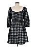 Moon River 100% Polyester Houndstooth Black Cocktail Dress Size M - photo 2