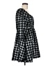 Moon River 100% Polyester Houndstooth Black Cocktail Dress Size M - photo 4