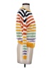 Zesica 100% Acrylic Stripes Yellow Pullover Sweater Size S - photo 4