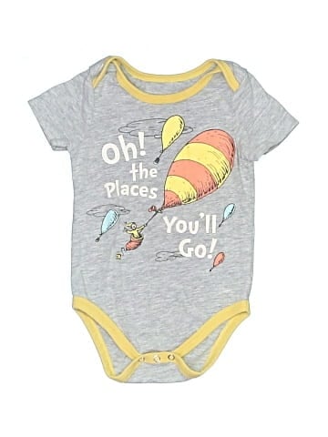 Dr. Seuss Short Sleeve Onesie (view 1)