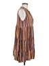 Easel Print Brown Casual Dress Size M - photo 4