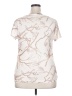 Discreet Floral Ivory Short Sleeve T-Shirt Size 2X - photo 2