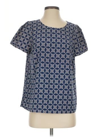 J.Crew Factory Store Short Sleeve Blouse (view 1)