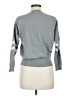 Carmen Carmen Marc Valvo Gray Pullover Sweater Size M - photo 2