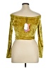 Yitty Gold Long Sleeve Top Size XL - photo 2