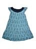 Tea 100% Cotton Teal Dress Size 7 - photo 1