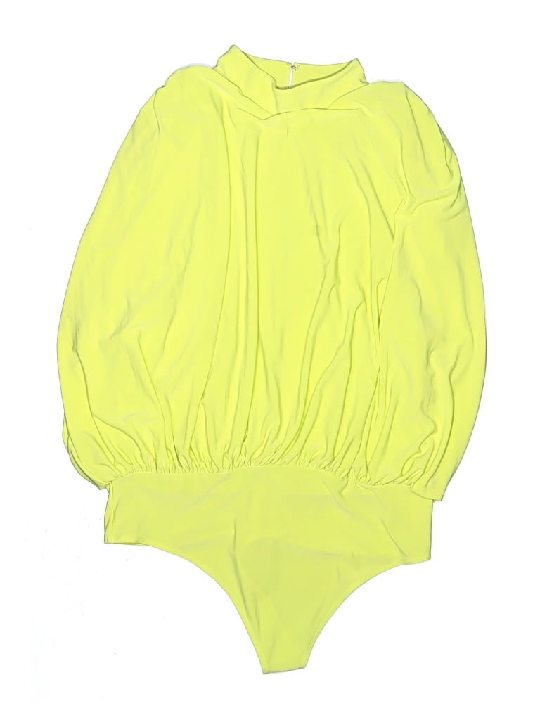 Pre-owned Express Bodysuit In Yellow