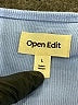 Open Edit Blue Long Sleeve Top Size L - photo 7