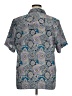 DonnKenny Classics 100% Polyester Paisley Blue Short Sleeve Blouse Size 1X - photo 2