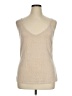 Jennifer Lopez Tan Sleeveless Top Size XL - photo 1