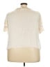 J.Crew 100% Polyester Ivory Short Sleeve Blouse Size 3X - photo 2