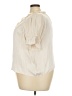 J.Crew 100% Polyester Ivory Short Sleeve Blouse Size 3X - photo 5