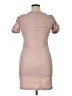 Samara 100% Polyester Solid Tan Cocktail Dress Size 14 - photo 2