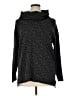 Calvin Klein 100% Acrylic Animal Print Black Turtleneck Sweater Size XL - photo 1