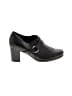 Clarks 100% Leather Black Heels Size 8 - photo 1