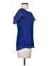 Frank Lyman Design 100% Polyester Blue Short Sleeve Blouse Size 2 - photo 4